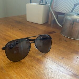 Quay Australia Black Aviator Sunglasses